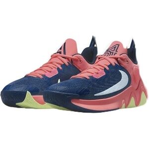 Stylish Pink and Blue Sneakers